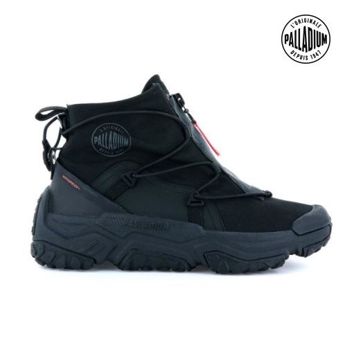 Pánské Tenisky Palladium Off-grid Hi Zip Nepromokavé + Černé | CZ NPE-39U